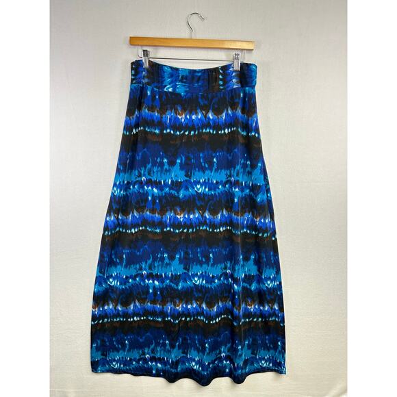 Bobbie Brooks Tie Dye 1X Maxi Skirt Beachy Festival - Picture 1 of 9